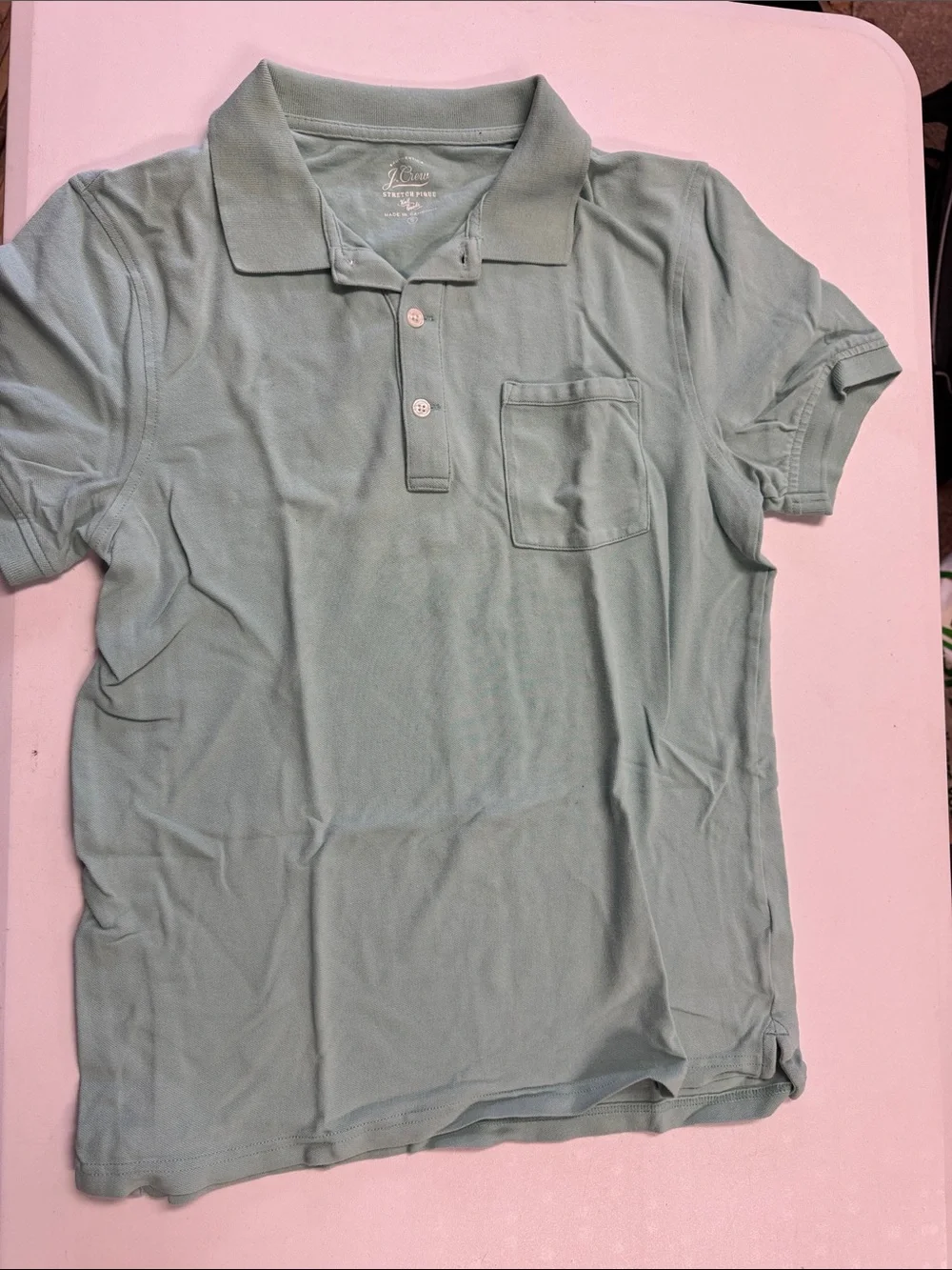 J. Crew Polo Shirt in Mint